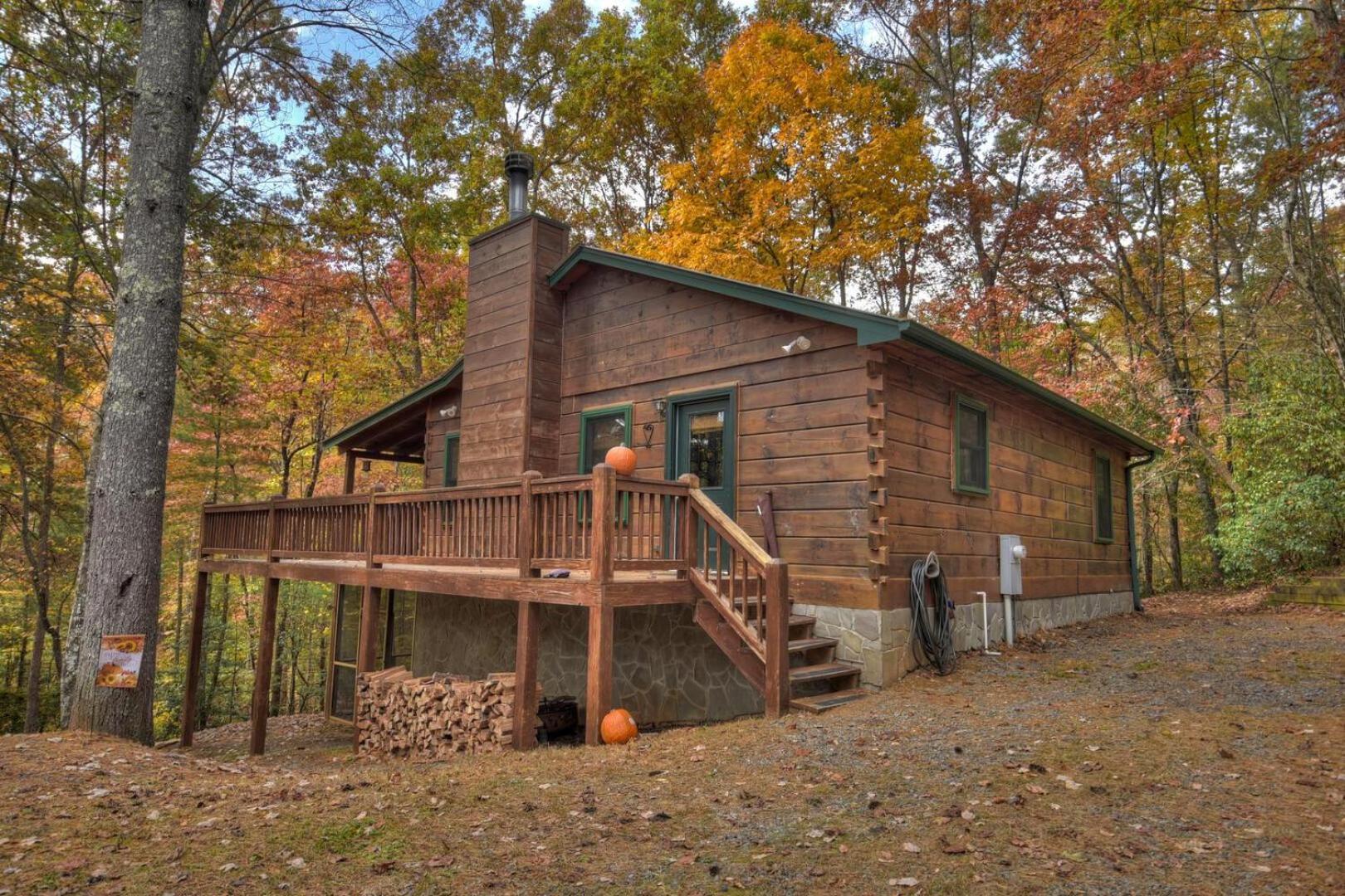 Villa Papa Bear'S Den Cherry Log Exterior foto