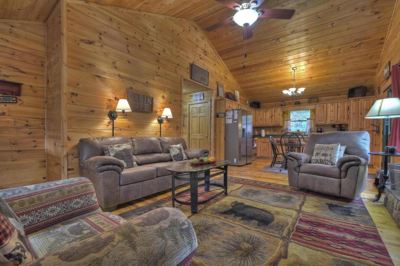 Villa Papa Bear'S Den Cherry Log Exterior foto
