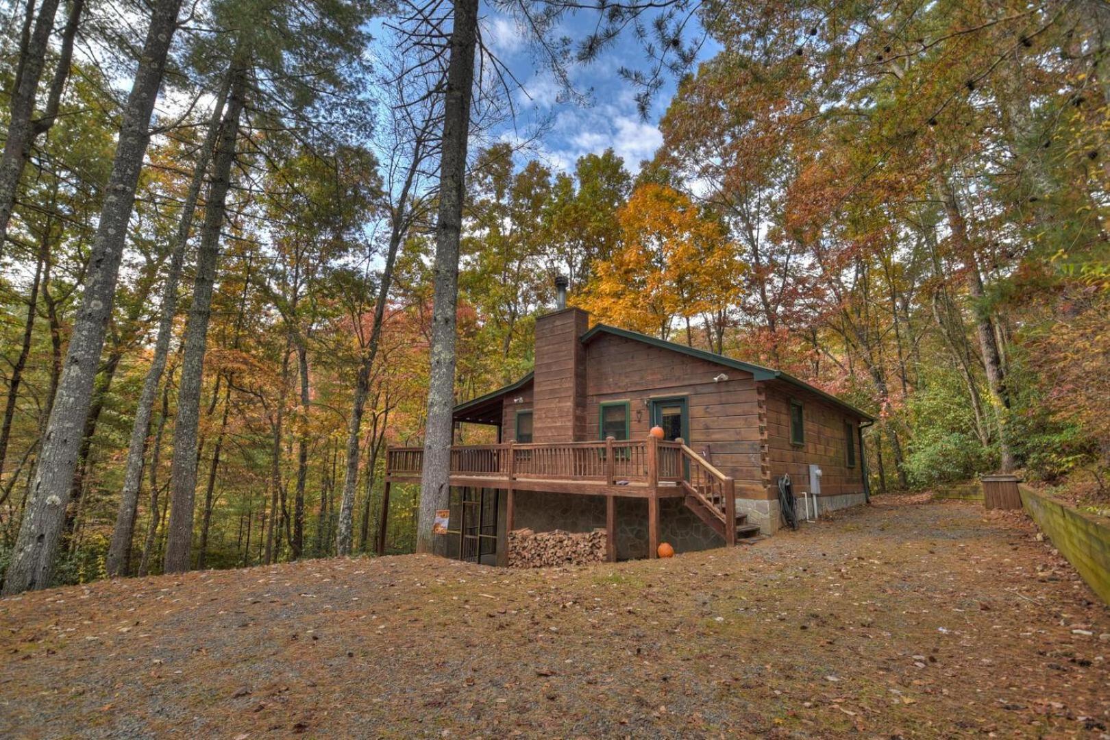 Villa Papa Bear'S Den Cherry Log Exterior foto